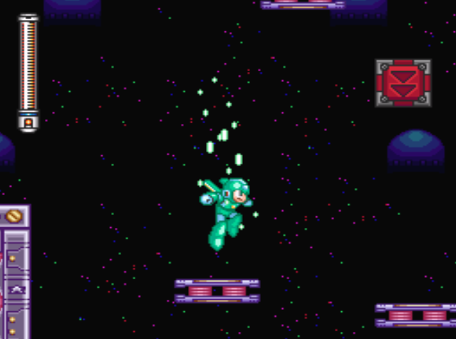 Mega Man 7 screenshot - Spring Man